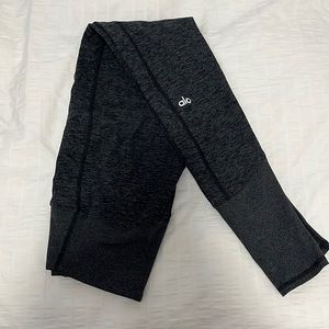 Alo Grey Knit Jersey Leggings
